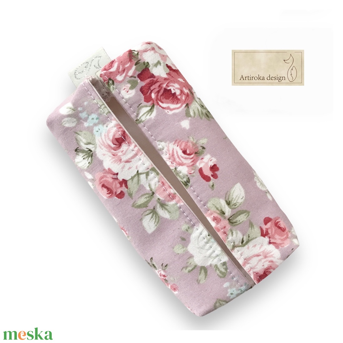 Angol rózsa mintás, púder rózsaszín, zsebkendő tartó - Artiroka design - táska & tok - pénztárca & más tok - zsebkendőtartó tok - Meska.hu Angol rózsa mintás, púder rózsaszín, zsebkendő tartó - Artiroka design - táska & tok - pénztárca & más tok - zsebkendőtartó tok - Meska.hu