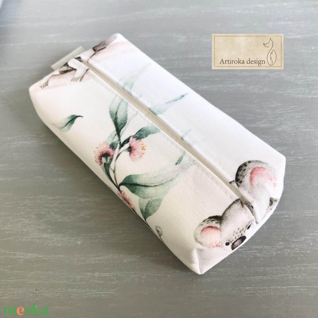 Koala mackó mintás papírzsebkendő tartó - Artiroka design - táska & tok - pénztárca & más tok - zsebkendőtartó tok - Meska.hu Koala mackó mintás papírzsebkendő tartó - Artiroka design - táska & tok - pénztárca & más tok - zsebkendőtartó tok - Meska.hu