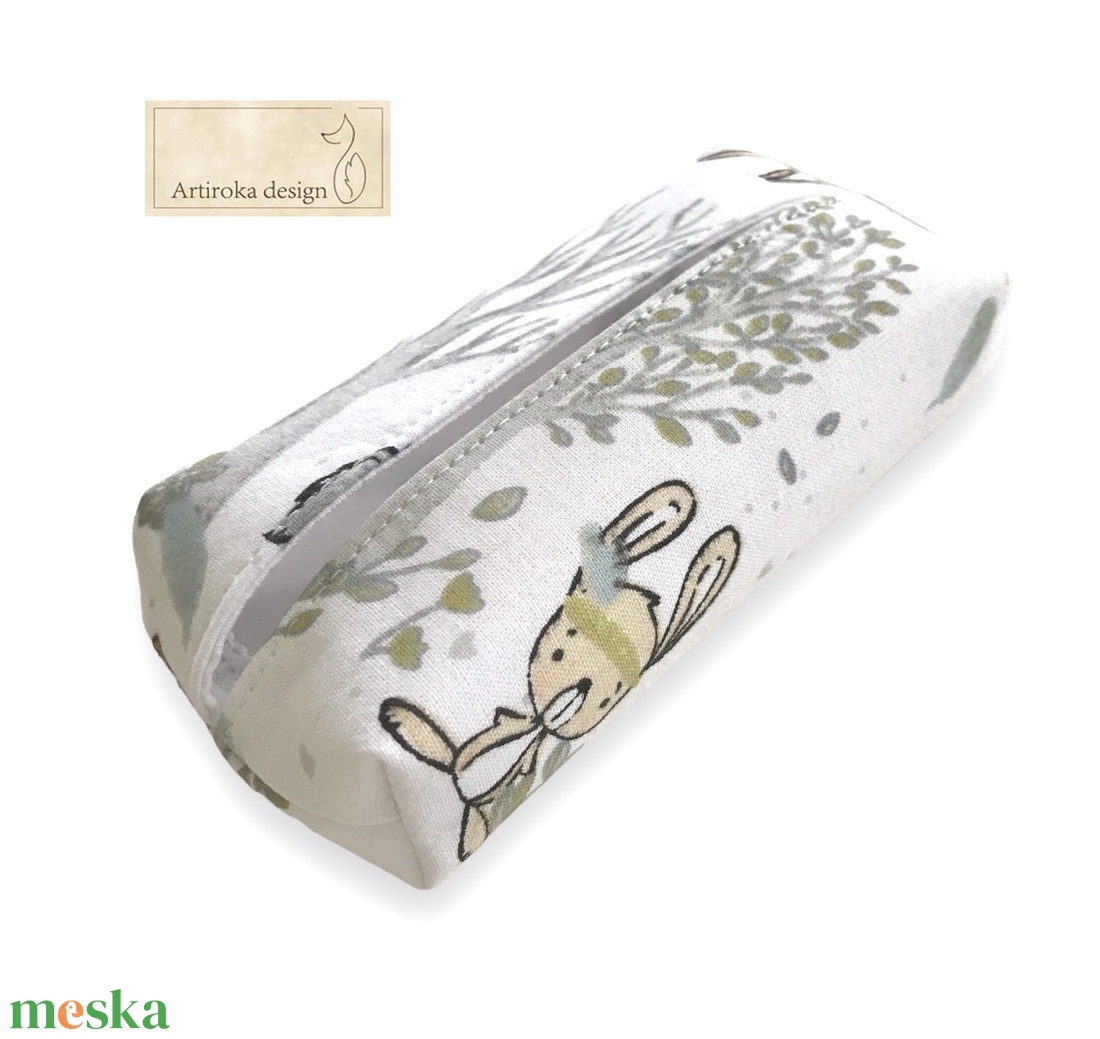 Nyuszi, őzike, mosómedve az erdőben mintás zsebkendő tartó - Artiroka design - táska & tok - pénztárca & más tok - zsebkendőtartó tok - Meska.hu Nyuszi, őzike, mosómedve az erdőben mintás zsebkendő tartó - Artiroka design - táska & tok - pénztárca & más tok - zsebkendőtartó tok - Meska.hu