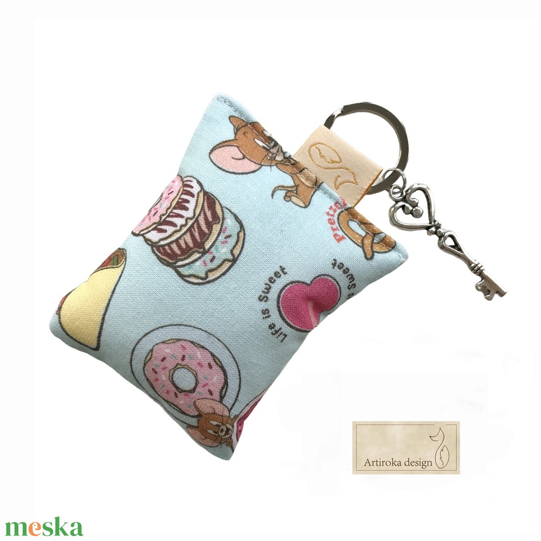 AKCIÓ - Édes élet mintás kulcstartó - Artiroka design - táska & tok - kulcstartó & táskadísz - kulcstartó - Meska.hu AKCIÓ - Édes élet mintás kulcstartó - Artiroka design - táska & tok - kulcstartó & táskadísz - kulcstartó - Meska.hu