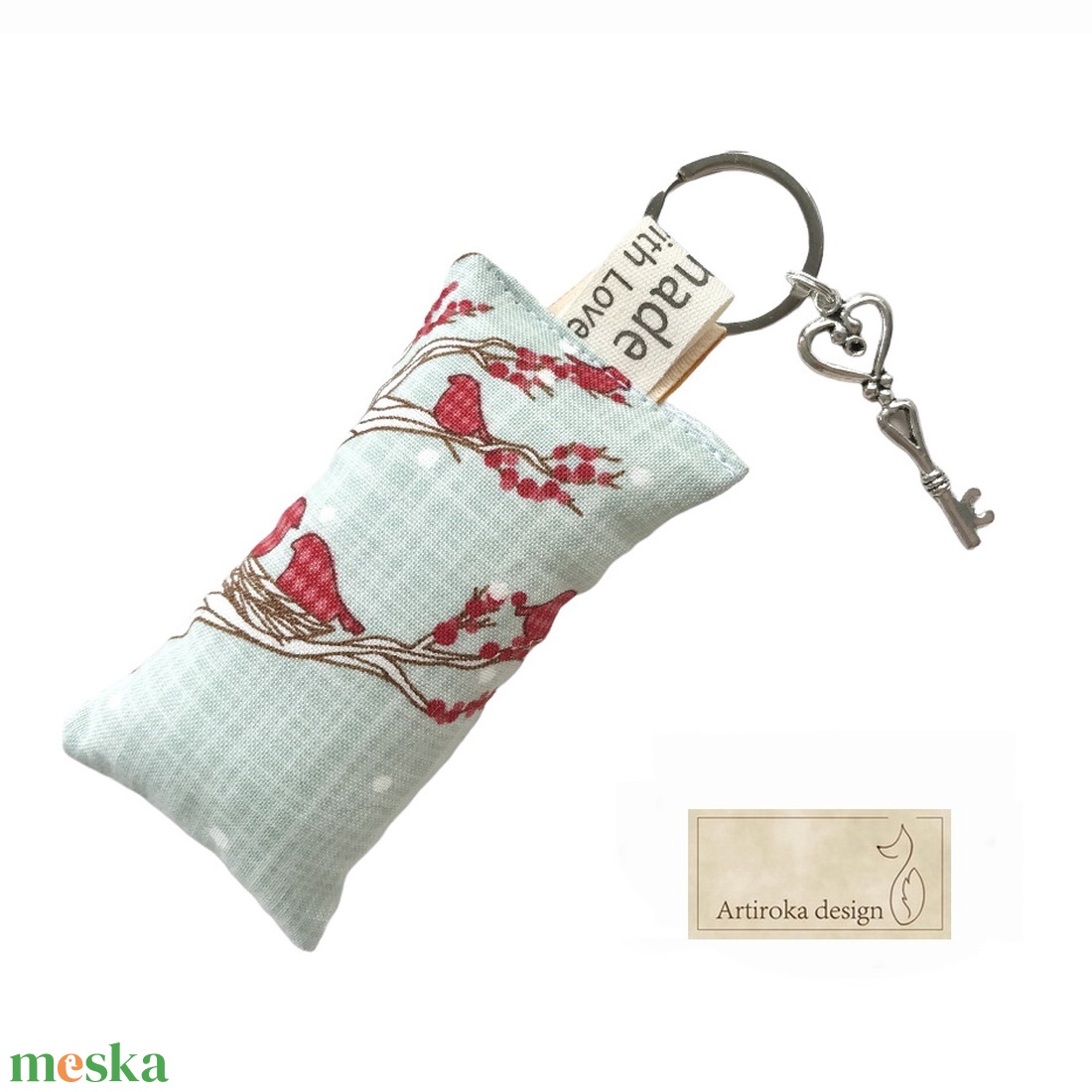Fészekrakó madarak mintás prémium pamut kulcstartó - Artiroka design - táska & tok - kulcstartó & táskadísz - kulcstartó - Meska.hu Fészekrakó madarak mintás prémium pamut kulcstartó - Artiroka design - táska & tok - kulcstartó & táskadísz - kulcstartó - Meska.hu
