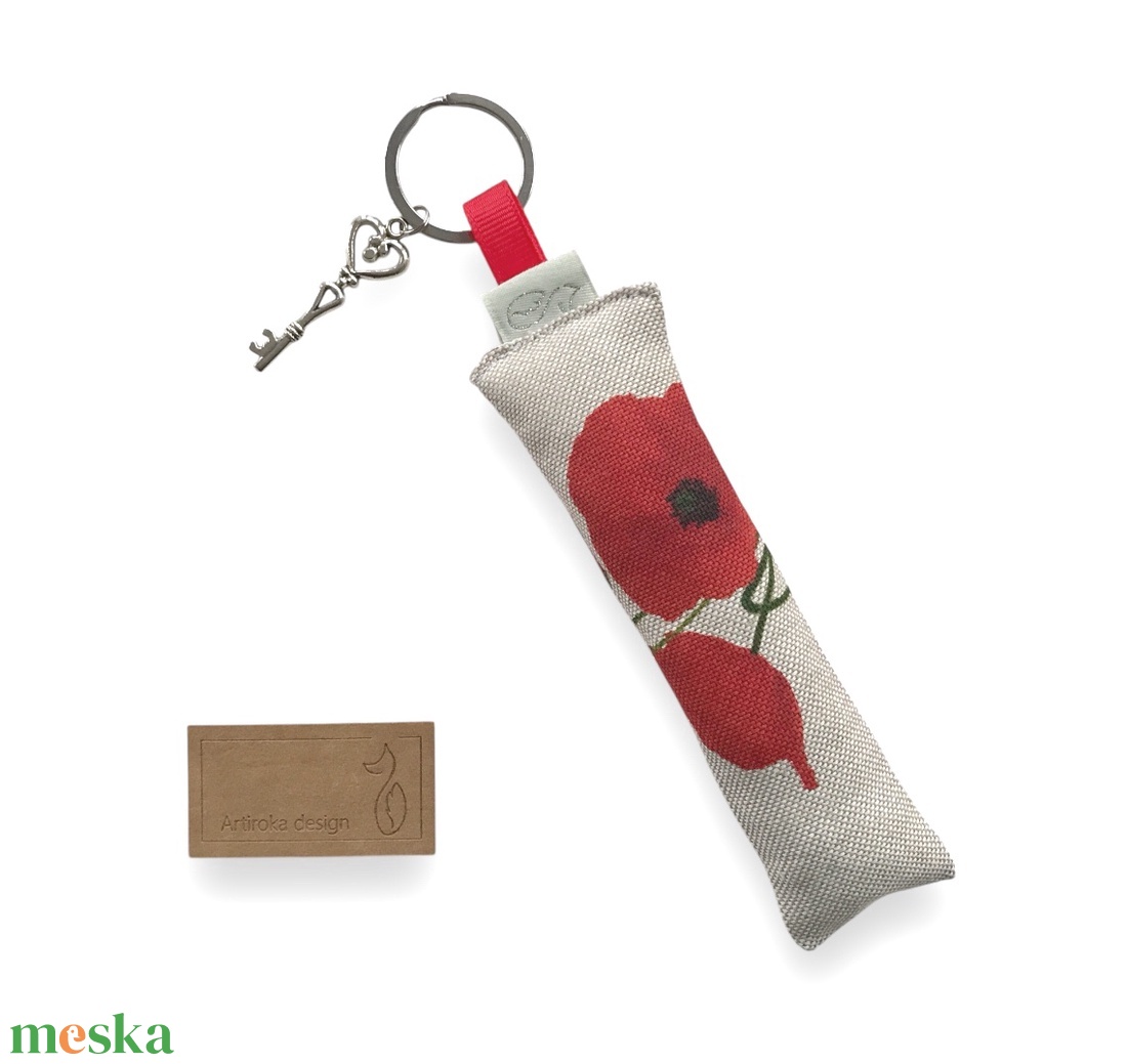 Natúr színű pipacs mintás kulcstartó - Artiroka design - táska & tok - kulcstartó & táskadísz - kulcstartó - Meska.hu Natúr színű pipacs mintás kulcstartó - Artiroka design - táska & tok - kulcstartó & táskadísz - kulcstartó - Meska.hu