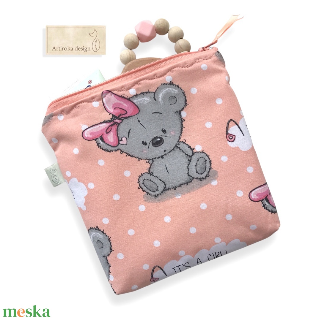 Mackó mintás neszesszer vagy uzsonna tasak, zipper bag - Artiroka design - táska & tok - neszesszer - Meska.hu Mackó mintás neszesszer vagy uzsonna tasak, zipper bag - Artiroka design - táska & tok - neszesszer - Meska.hu