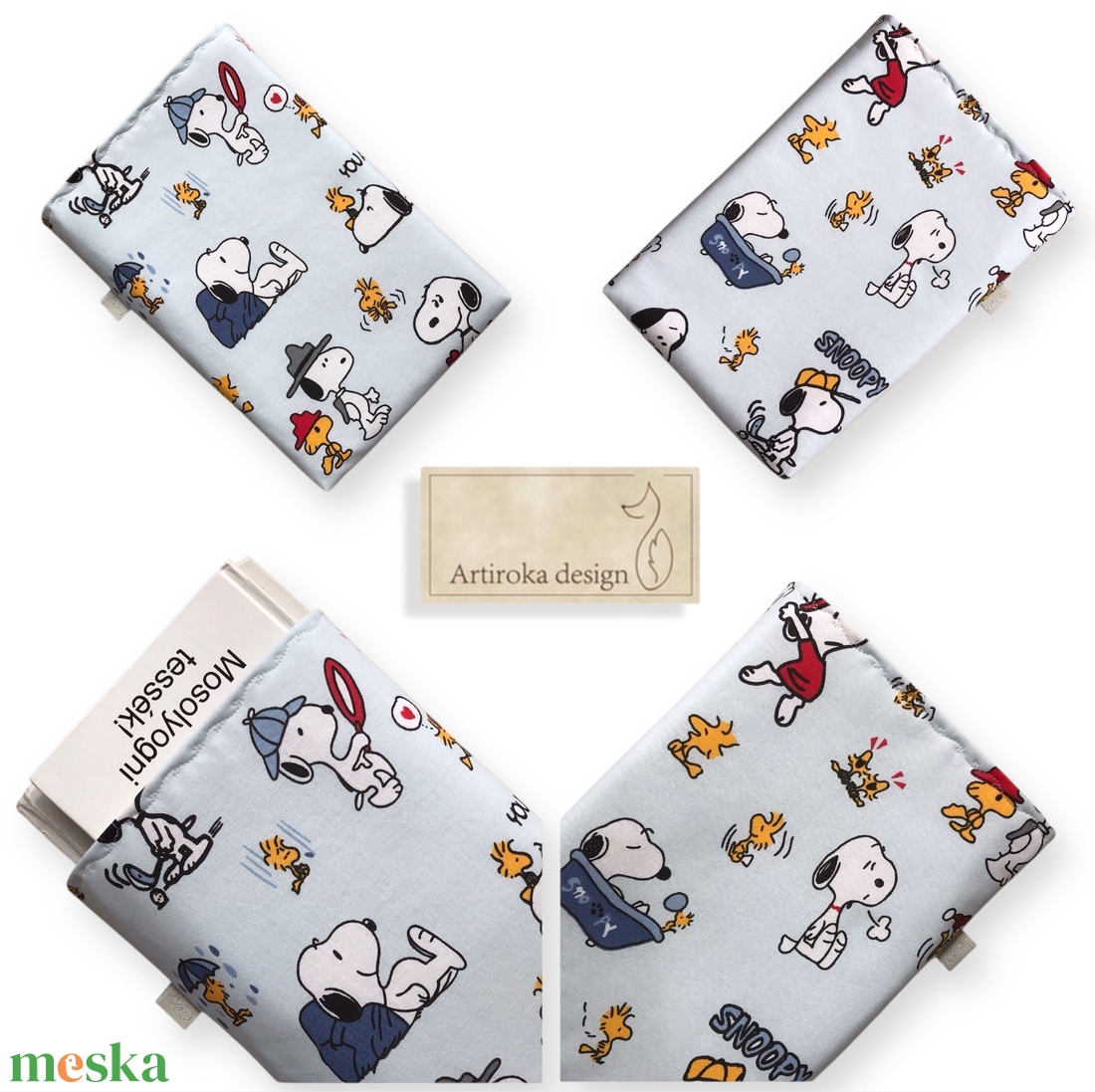 Snoopy kutya és barátai mintás KÖNYVTOK - Artiroka design - könyv & zene - könyvtok - Meska.hu Snoopy kutya és barátai mintás KÖNYVTOK - Artiroka design - könyv & zene - könyvtok - Meska.hu