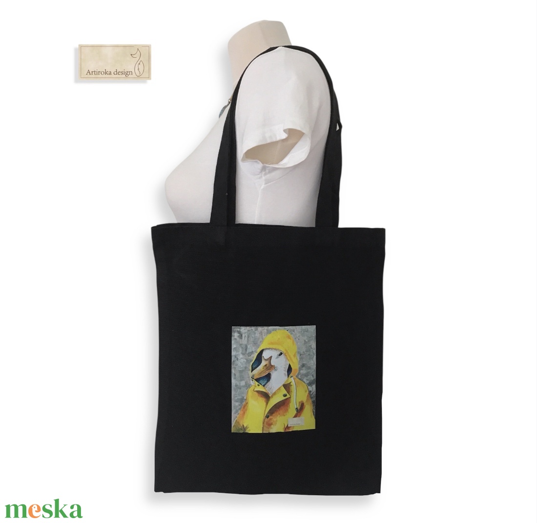 Kacsás festményemről készült egyedi válltáska - Shopper - Artiroka design - táska & tok - bevásárlás & shopper táska - shopper, textiltáska, szatyor - Meska.hu Kacsás festményemről készült egyedi válltáska - Shopper - Artiroka design - táska & tok - bevásárlás & shopper táska - shopper, textiltáska, szatyor - Meska.hu