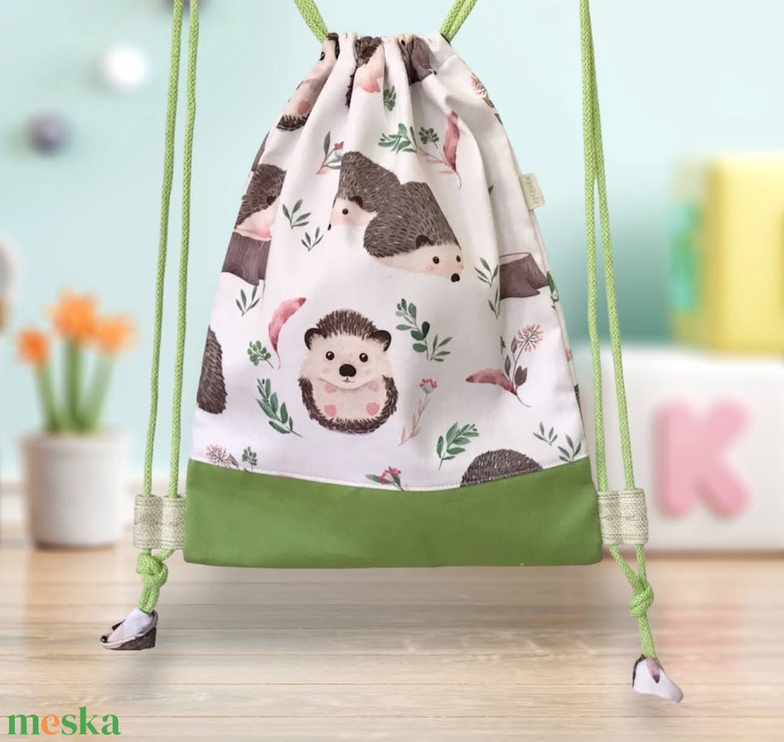 Süni mintás  prémium ÓVODAI / OVIS ZSÁK  - Artiroka design - játék & sport - ovis felszerelés - ovis zsák - Meska.hu