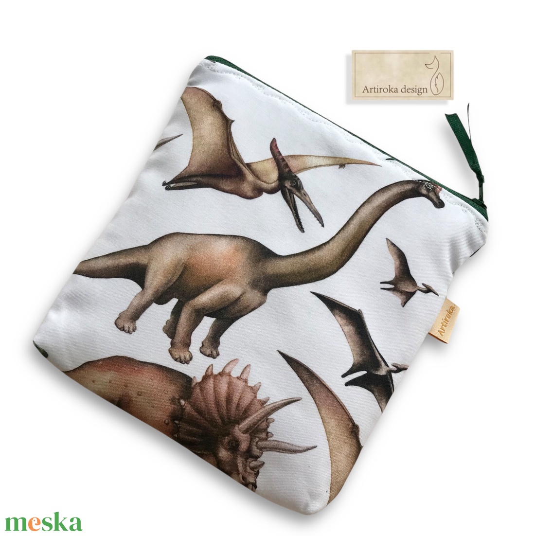 Dinoszaurusz mintás prémium neszesszer, uzsonna tasak - zipper bag - Artiroka design - táska & tok - uzsonna- & ebéd tartó - ebéd tasak, doboz - Meska.hu Dinoszaurusz mintás prémium neszesszer, uzsonna tasak - zipper bag - Artiroka design - táska & tok - uzsonna- & ebéd tartó - ebéd tasak, doboz - Meska.hu