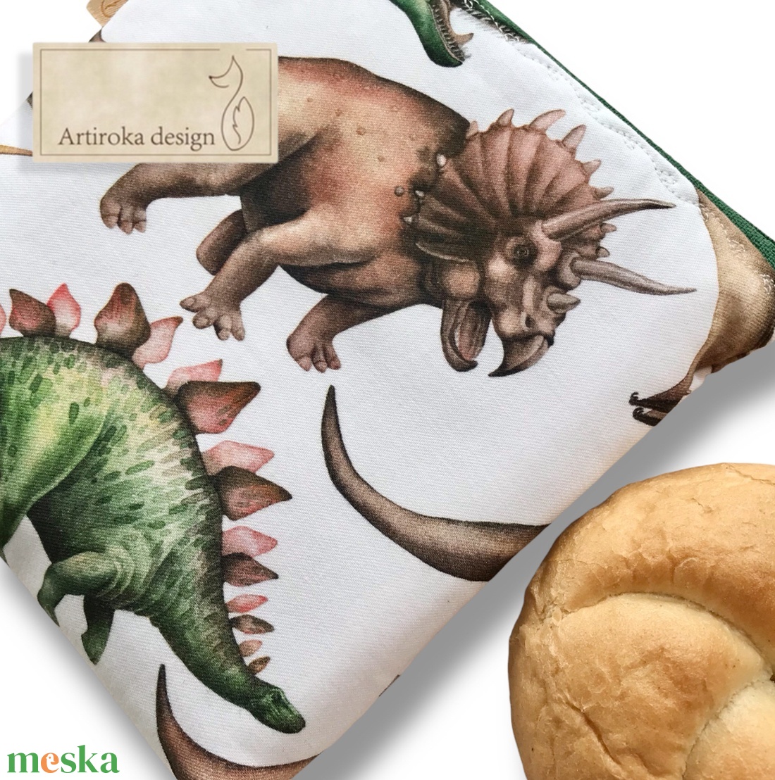 Dinoszaurusz mintás prémium neszesszer, uzsonna tasak - zipper bag - Artiroka design - táska & tok - uzsonna- & ebéd tartó - ebéd tasak, doboz - Meska.hu Dinoszaurusz mintás prémium neszesszer, uzsonna tasak - zipper bag - Artiroka design - táska & tok - uzsonna- & ebéd tartó - ebéd tasak, doboz - Meska.hu