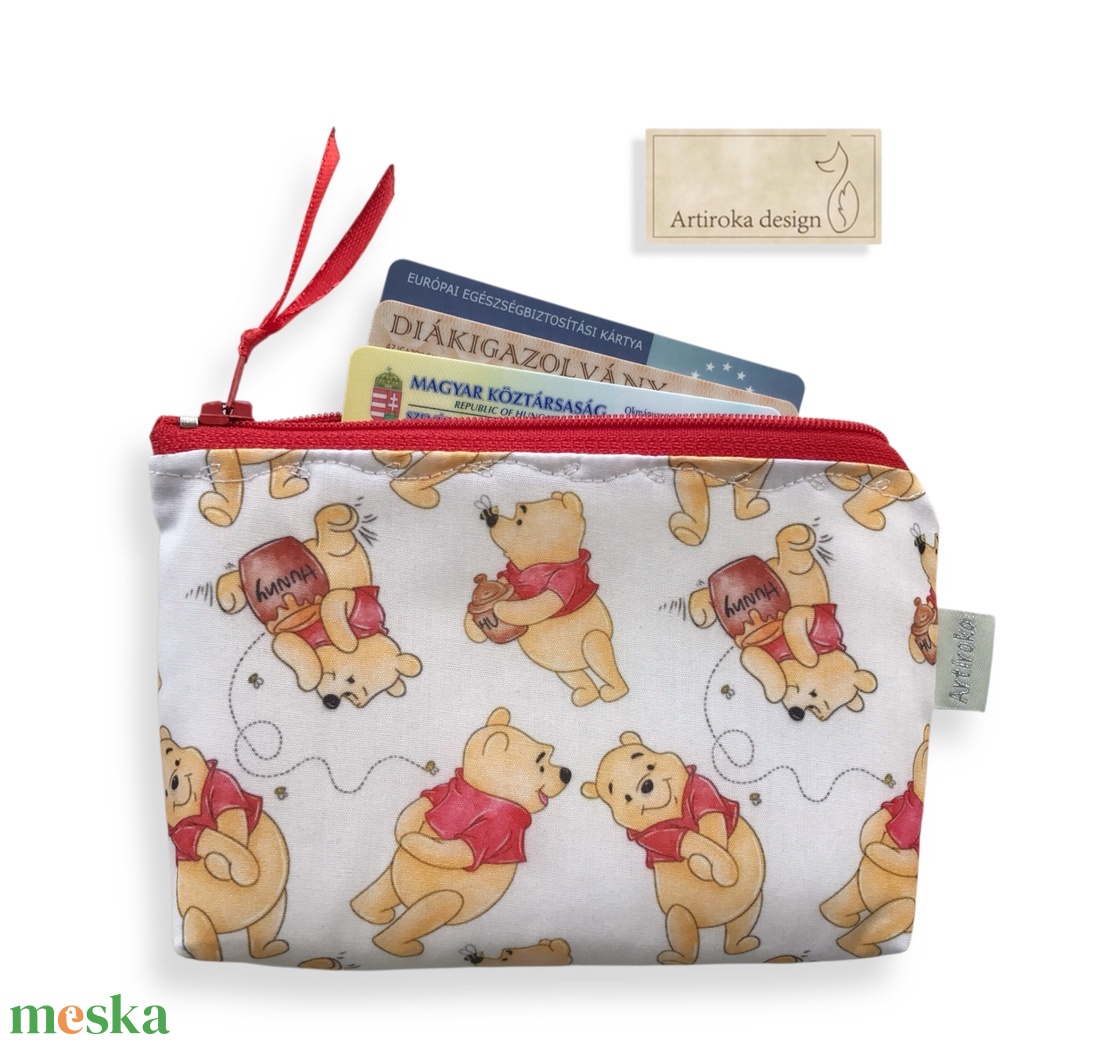 Micimackó mintás irattartó pénztárca - Winnie de Pooh - táska & tok - pénztárca & más tok - pénztárca - gyerek pénztárca - Meska.hu Micimackó mintás irattartó pénztárca - Winnie de Pooh - táska & tok - pénztárca & más tok - pénztárca - gyerek pénztárca - Meska.hu
