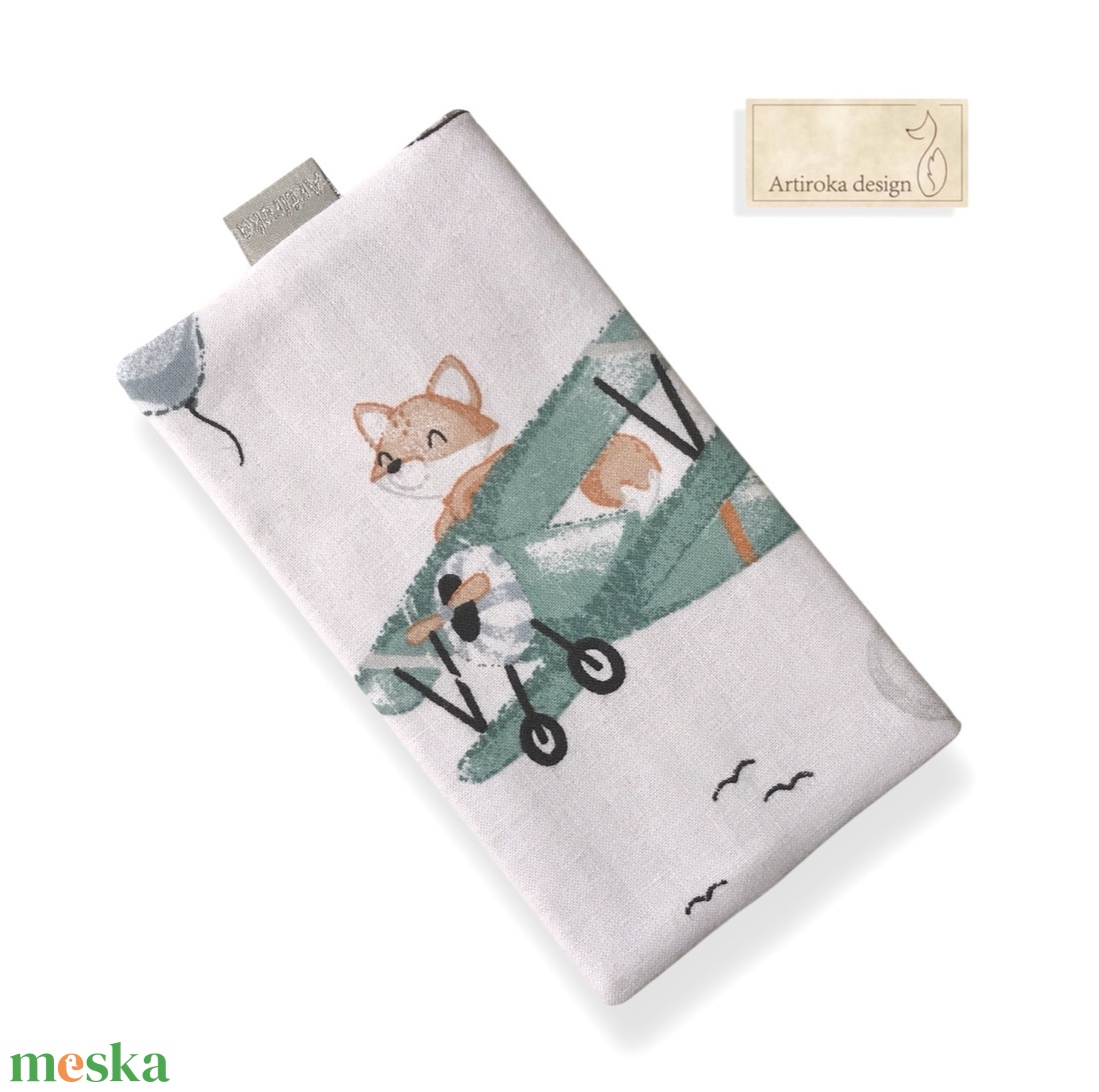 Róka a repülőgépen mintás bélet papírzsebkendő tartó - Artiroka design - táska & tok - pénztárca & más tok - zsebkendőtartó tok - Meska.hu Róka a repülőgépen mintás bélet papírzsebkendő tartó - Artiroka design - táska & tok - pénztárca & más tok - zsebkendőtartó tok - Meska.hu