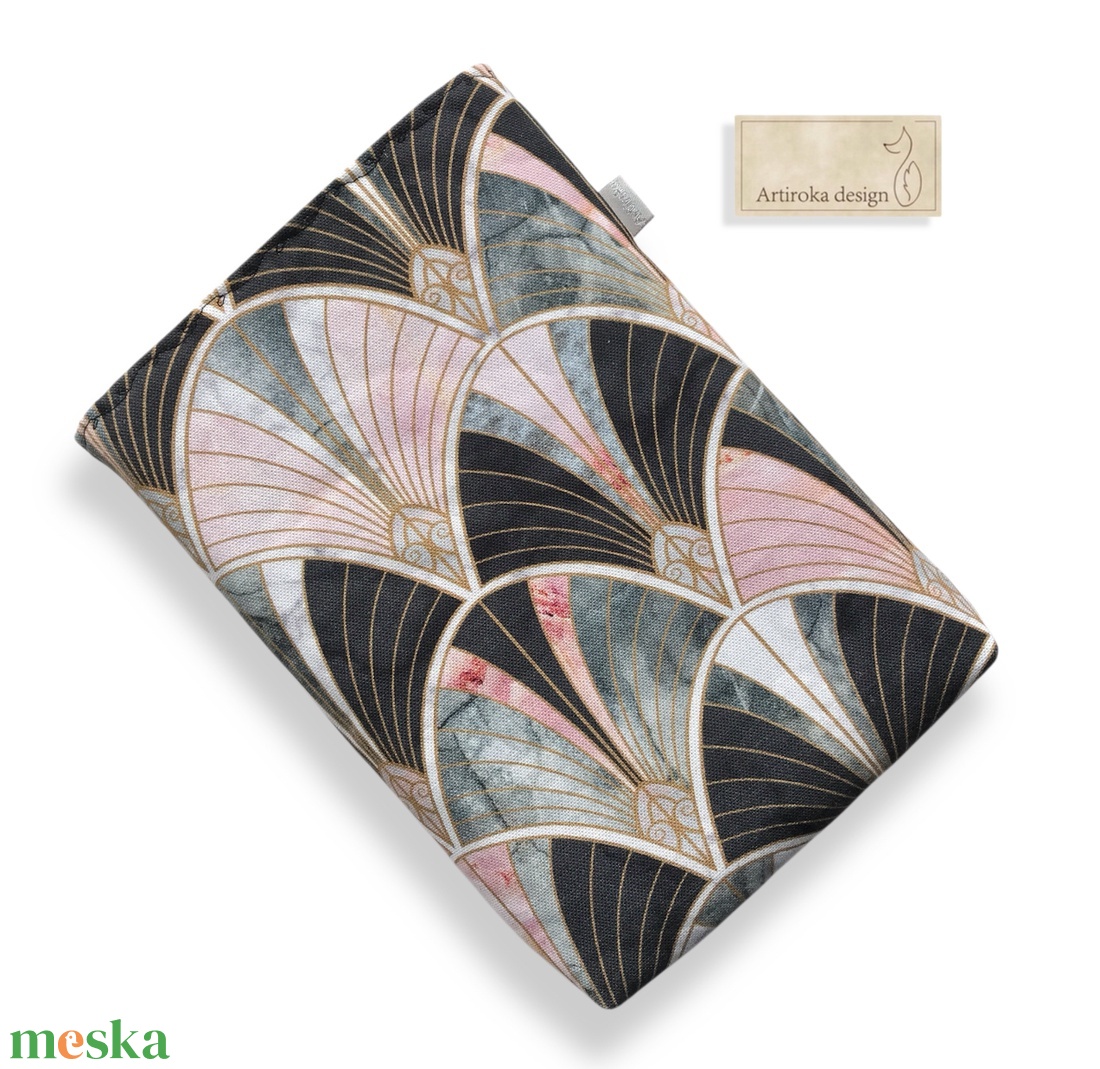 Art Deco mintás prémium KÖNYVTOK - Artiroka design - könyv & zene - könyvtok - Meska.hu