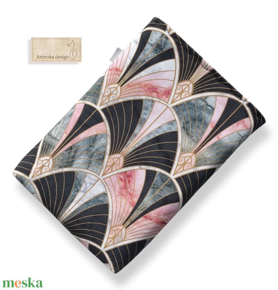 Art Deco mintás prémium KÖNYVTOK - Artiroka design - könyv & zene - könyvtok - Meska.hu