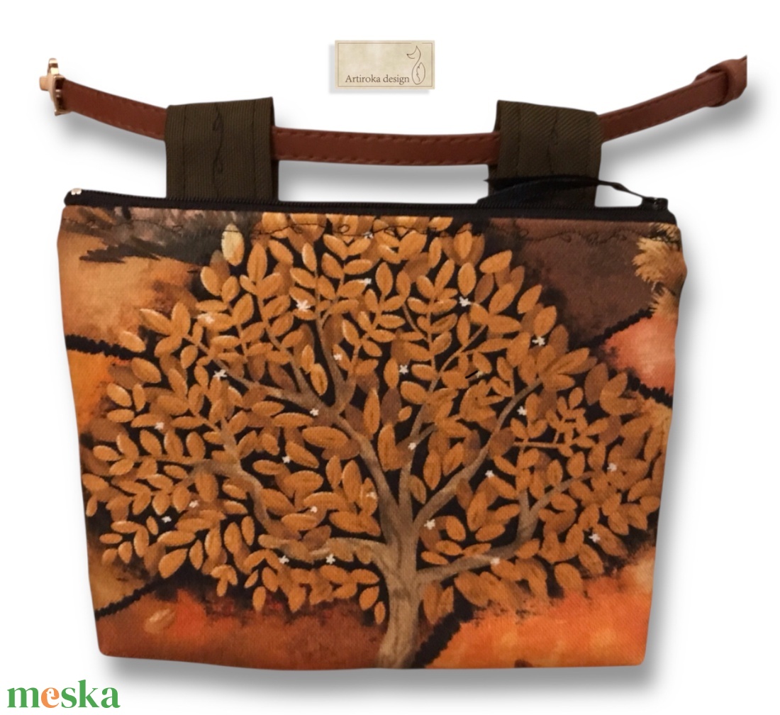 Őszi titkos kert övtáska - Artiroka design - táska & tok - övtáska - Meska.hu