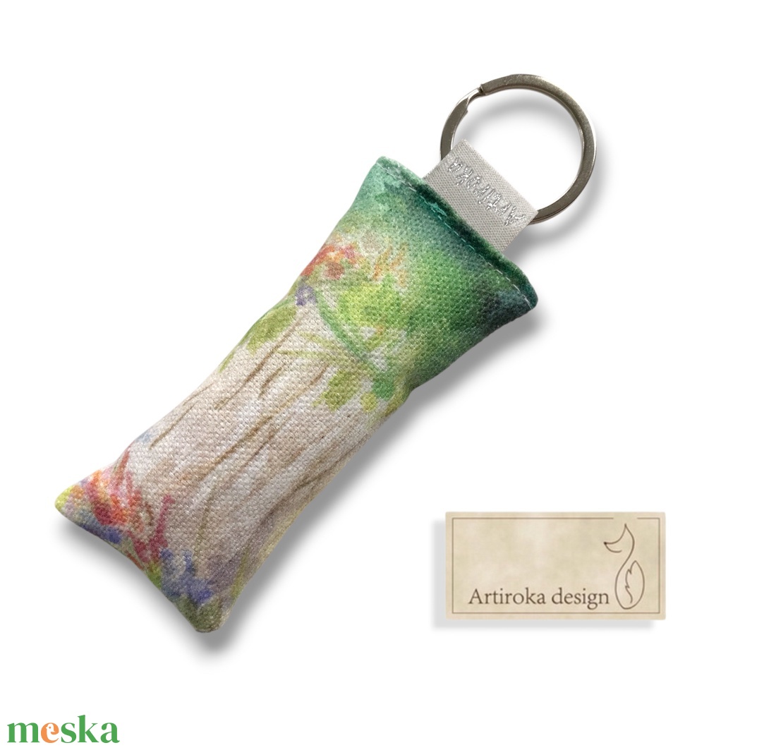 Titkos kert mintás kulcstartó  - Artiroka design - táska & tok - kulcstartó & táskadísz - kulcstartó - Meska.hu