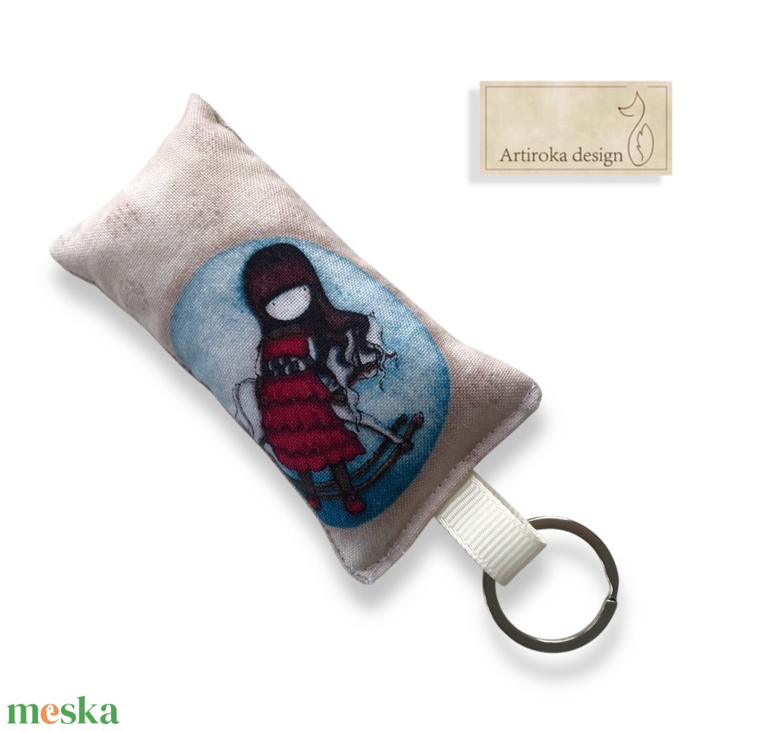 Kislány hintalovon mintás kulcstartó  - Artiroka design - táska & tok - kulcstartó & táskadísz - kulcstartó - Meska.hu Kislány hintalovon mintás kulcstartó  - Artiroka design - táska & tok - kulcstartó & táskadísz - kulcstartó - Meska.hu