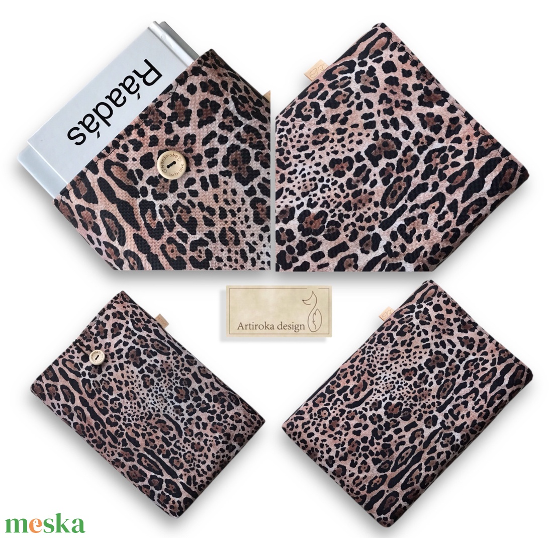 Leopárd mintás KÖNYVTOK, vízálló textilből - Artiroka design - könyv & zene - könyvtok - Meska.hu Leopárd mintás KÖNYVTOK, vízálló textilből - Artiroka design - könyv & zene - könyvtok - Meska.hu
