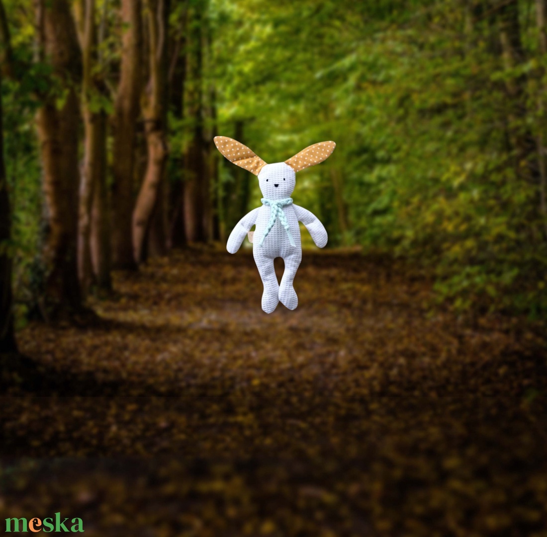  Csillagos fülű nyuszi - egyedi kézműves nyuszi játék  - Artiroka design - játék & sport - plüssállat & játékfigura - nyuszi - Meska.hu