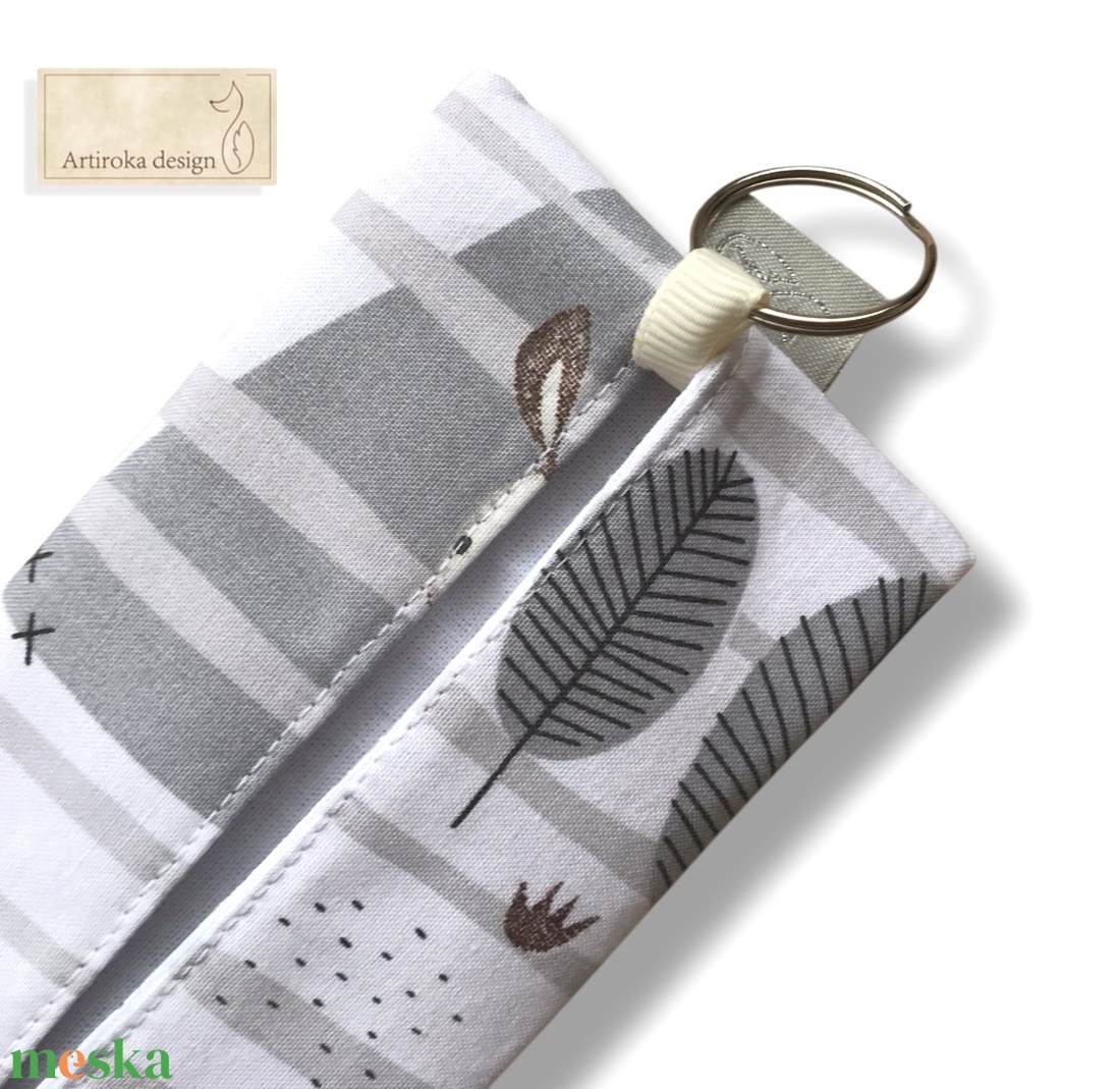 Róka mintás kulcstartó - Artiroka design - táska & tok - kulcstartó & táskadísz - kulcstartó - Meska.hu