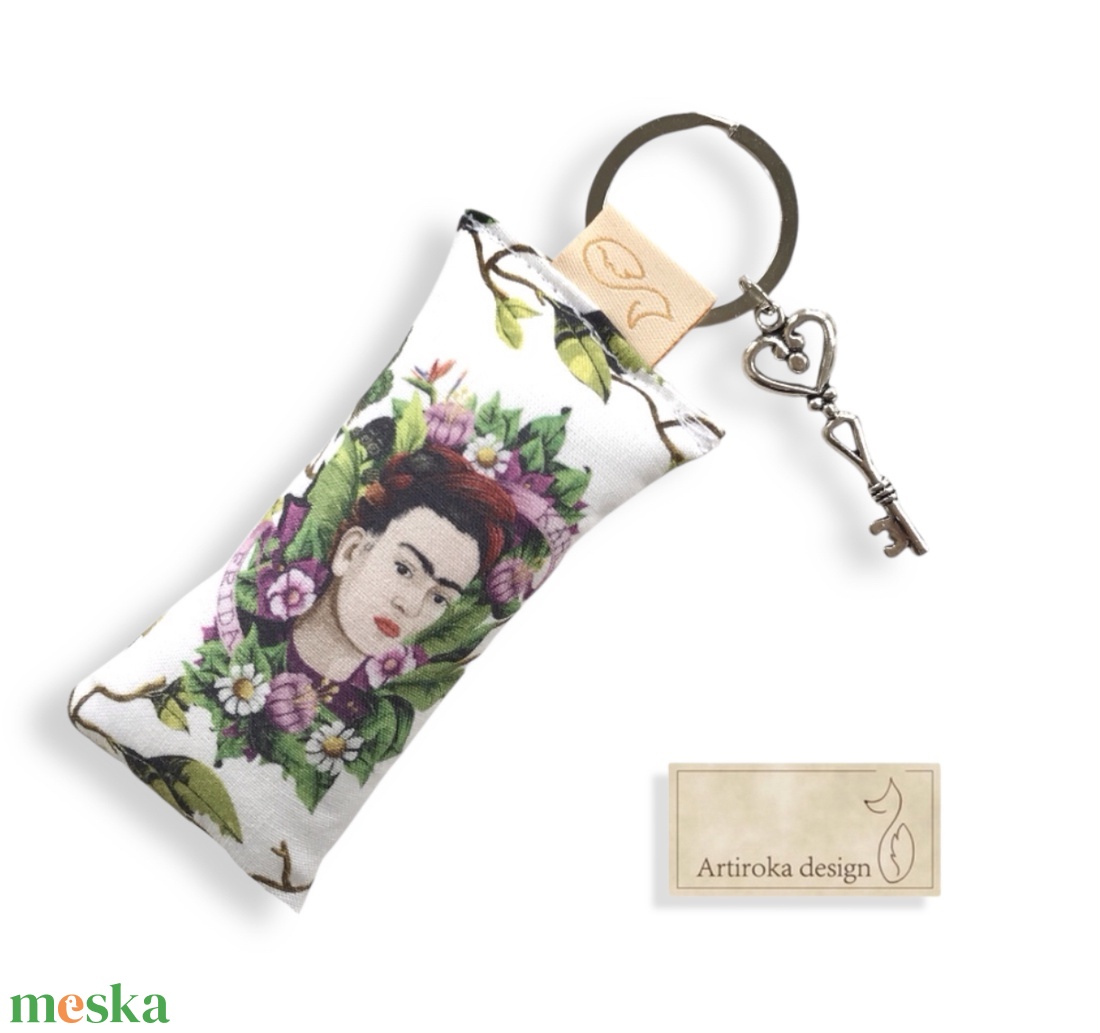 Frida Kahlo mintás prémium kulcstartó -  Artiroka design - táska & tok - kulcstartó & táskadísz - kulcstartó - Meska.hu