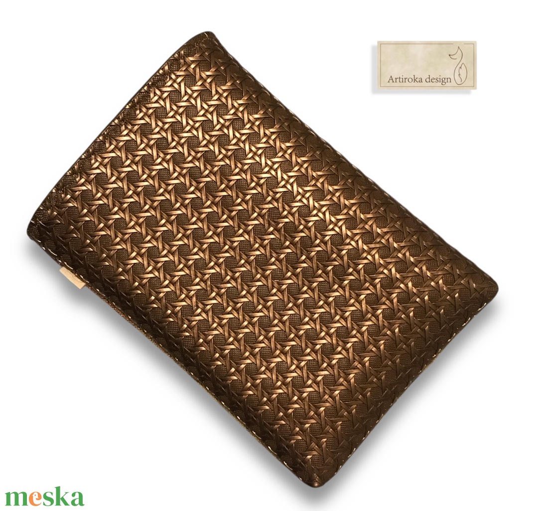 Könyvtok - Klimt,  A csók festménye mintával  - könyv & zene - könyvtok - Meska.hu