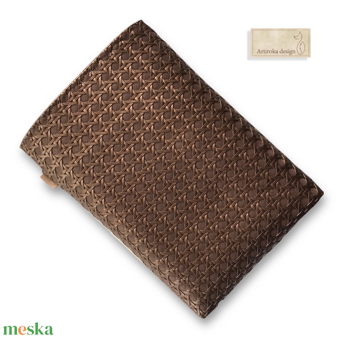 Könyvtok - Klimt,  A csók festménye mintával  - könyv & zene - könyvtok - Meska.hu