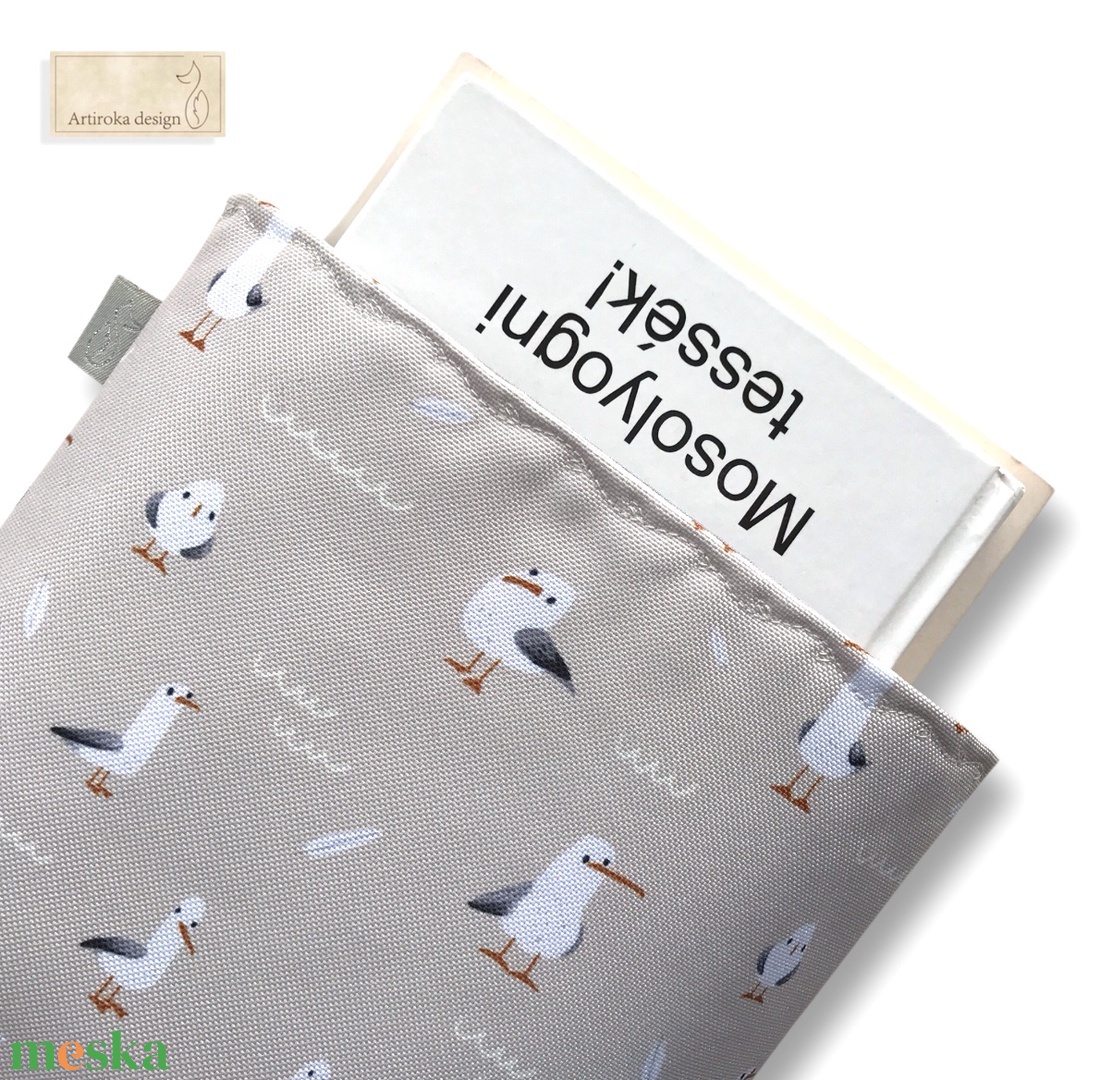 Bélelt könyvtok - vastag könyvekhez vízálló textilből talpvastagsággal - Artiroka design - könyv & zene - könyvtok - Meska.hu