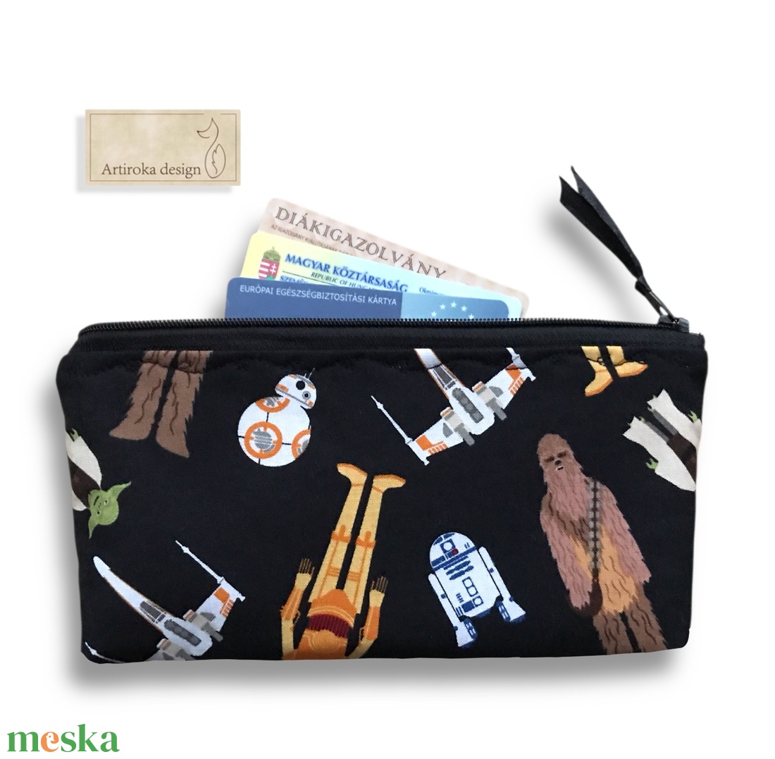 Star Wars mintás  tolltartó neszesszer, szemüvegtok vagy mobiltok  -  Csillagok háborúja - táska & tok - pénztárca & más tok - pénztárca - férfi pénztárca - Meska.hu