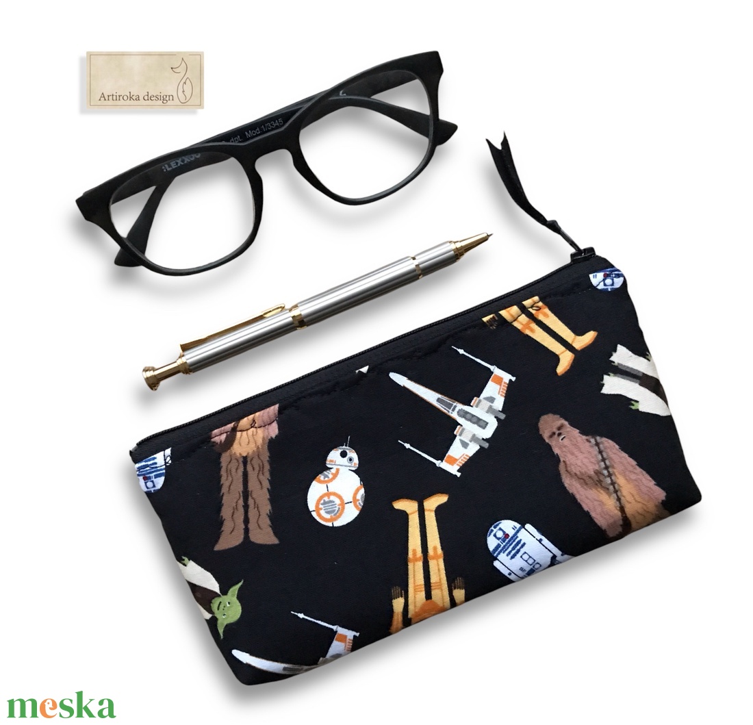 Star Wars mintás  tolltartó neszesszer, szemüvegtok vagy mobiltok  -  Csillagok háborúja - táska & tok - pénztárca & más tok - pénztárca - férfi pénztárca - Meska.hu