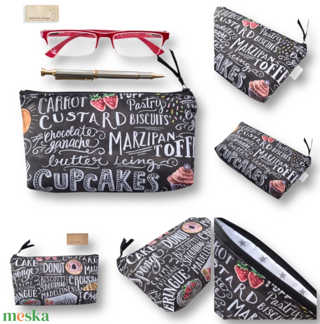 Finomságok neszesszere  konyhatündéreknek - Artiroka design - táska & tok - neszesszer - Meska.hu