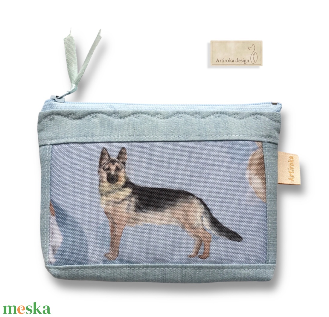 Németjuhász kutya mintás irattartó pénztárca  - Artiroka design - táska & tok - pénztárca & más tok - pénztárca - férfi pénztárca - Meska.hu