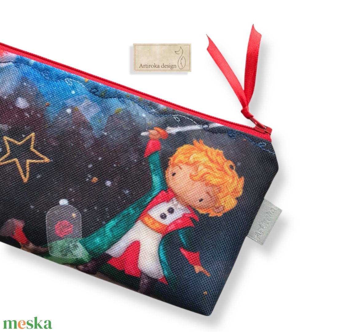 Kis herceg mintás vízálló  tolltartó neszesszer vagy szemüvegtok   - Artiroka design - táska & tok - pénztárca & más tok - pénztárca - női pénztárca - Meska.hu