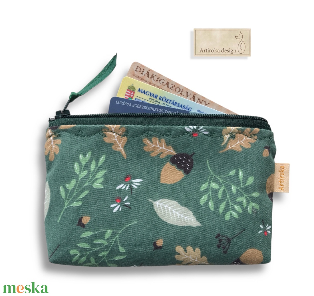 Őszi szonáta mintás irattartó, pénztárca, neszesszer - Artirokadesign - táska & tok - pénztárca & más tok - pénztárca - női pénztárca - Meska.hu