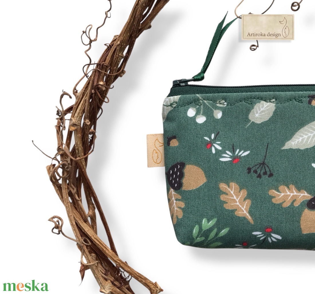 Őszi szonáta mintás irattartó, pénztárca, neszesszer - Artirokadesign - táska & tok - pénztárca & más tok - pénztárca - női pénztárca - Meska.hu