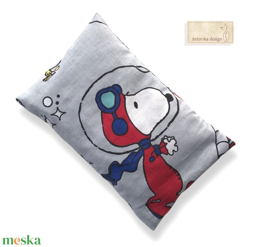 Babzsák Snoopy kutya az űrben mintával - Artiroka design - játék & sport - ovis felszerelés - egyéb ovis kiegészítő - Meska.hu