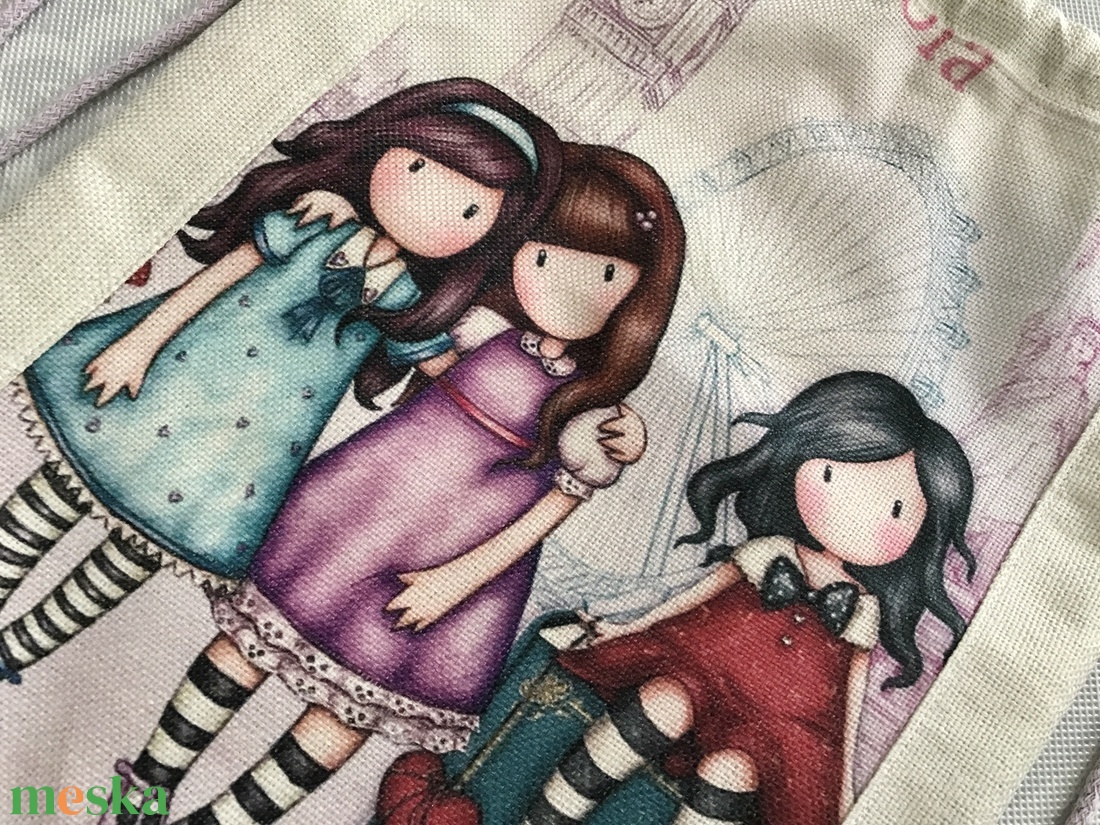 Jóbarátok mintás gymbag hátizsák - Artiroka design - játék & sport - ovis felszerelés - ovis hátizsák - Meska.hu