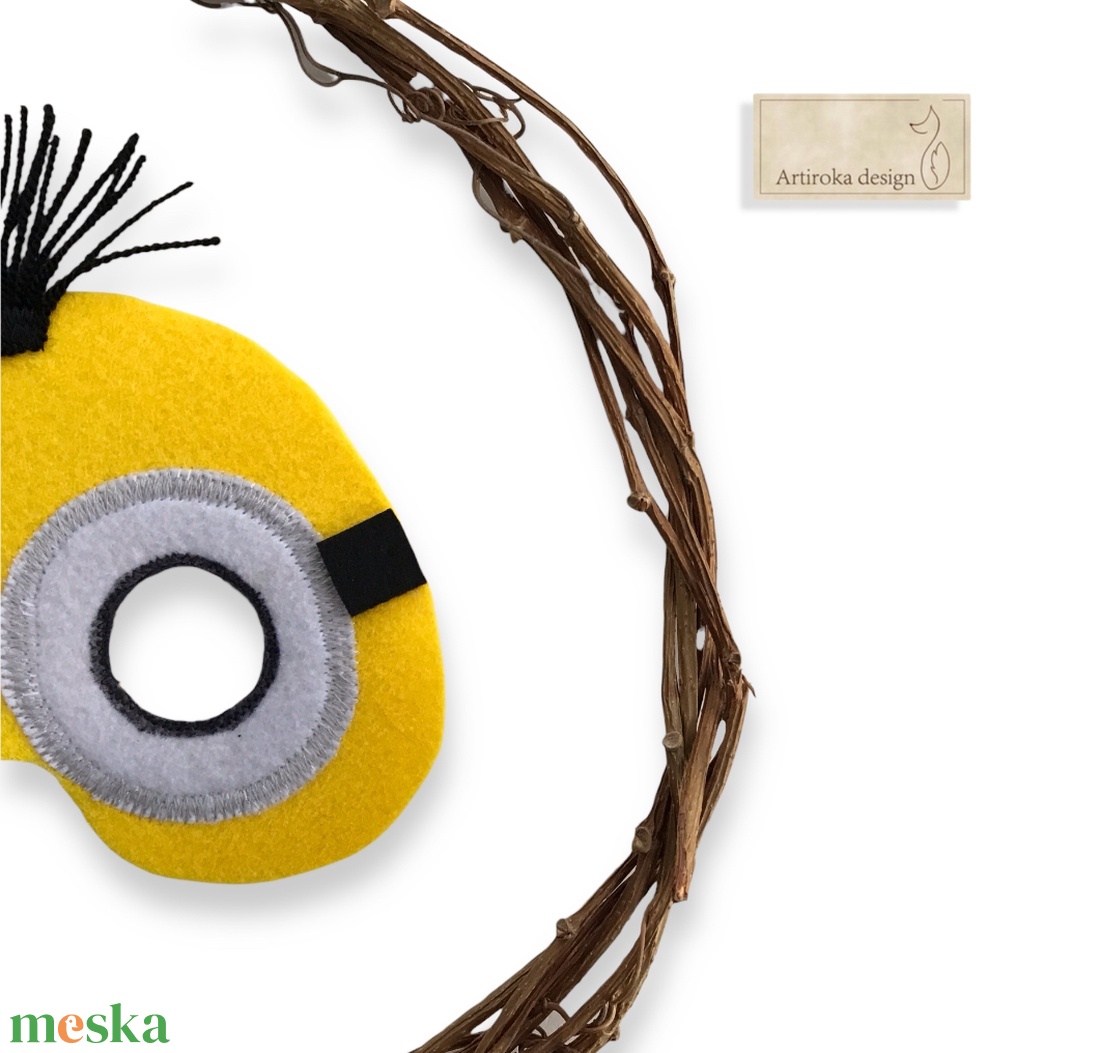 Minyon filc álarc, maszk  - Artiroka design - ruha & divat - jelmez & álarc - jelmez - Meska.hu