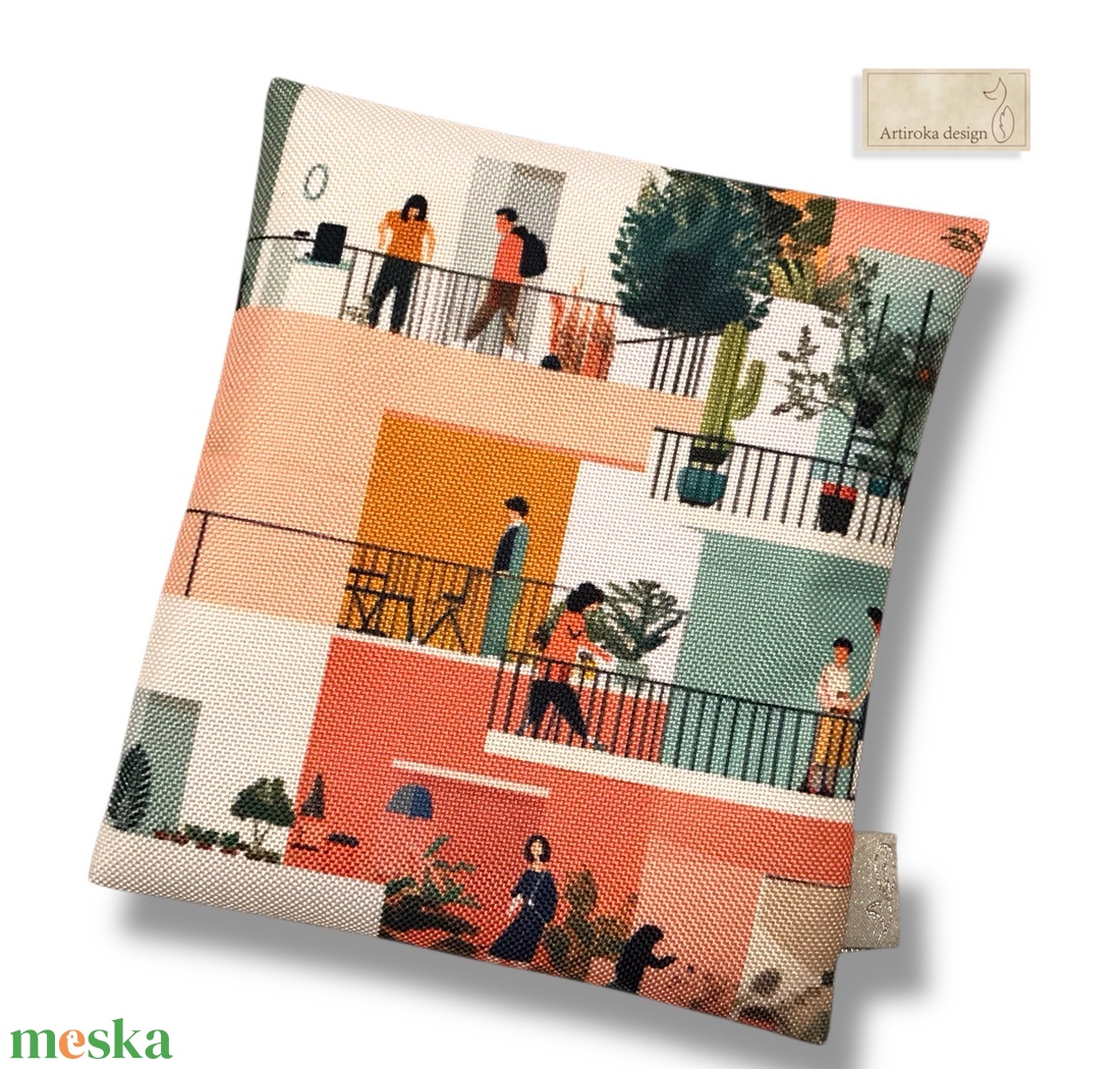 Vízálló, színes egészségügyi betét tartó - Artiroka design - táska & tok - pénztárca & más tok - kártyatartó & irattartó - Meska.hu