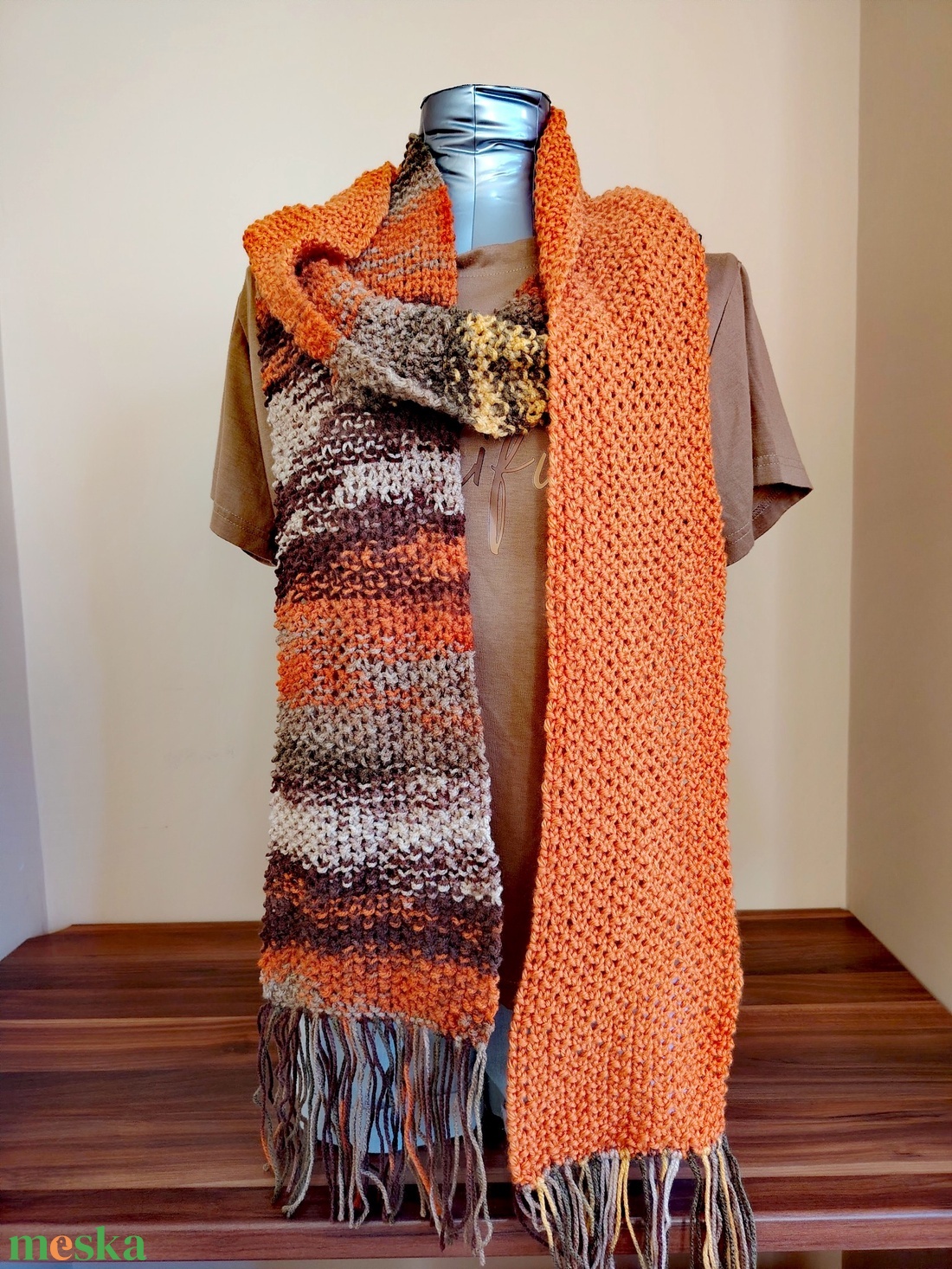 Őszi betakarítás sál (56) - ruha & divat - sál, sapka, kendő - sál - Meska.hu