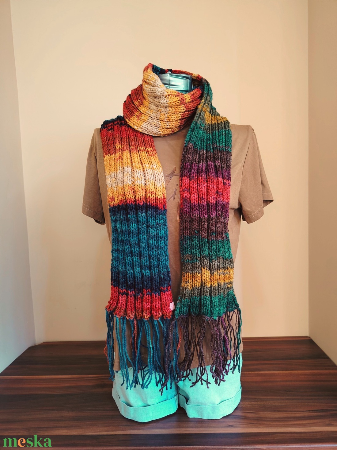 Színvarázs sál - ruha & divat - sál, sapka, kendő - sál - Meska.hu