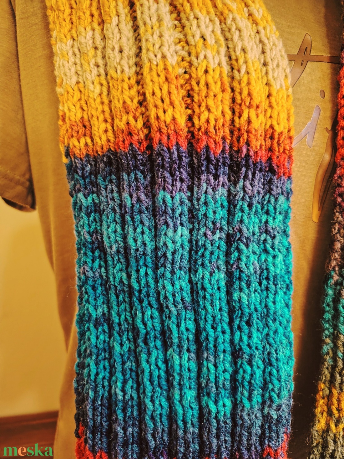 Színvarázs sál - ruha & divat - sál, sapka, kendő - sál - Meska.hu