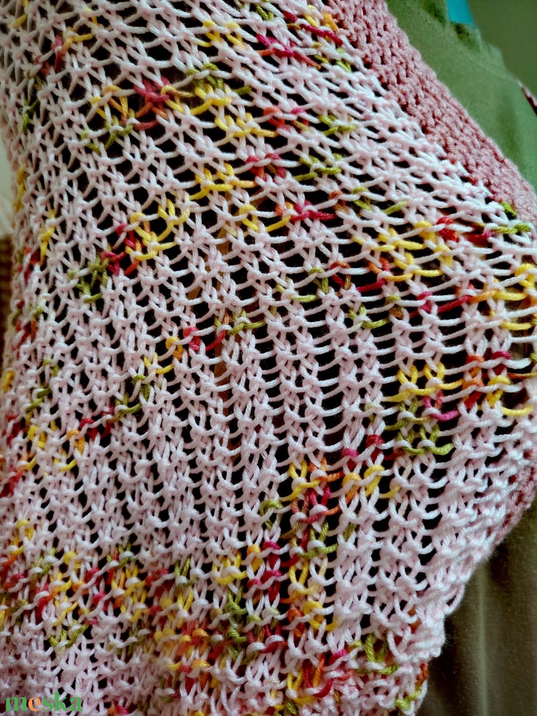 Berni féle veddfelke rózsaszín (78) - ruha & divat - sál, sapka, kendő - vállkendő - Meska.hu