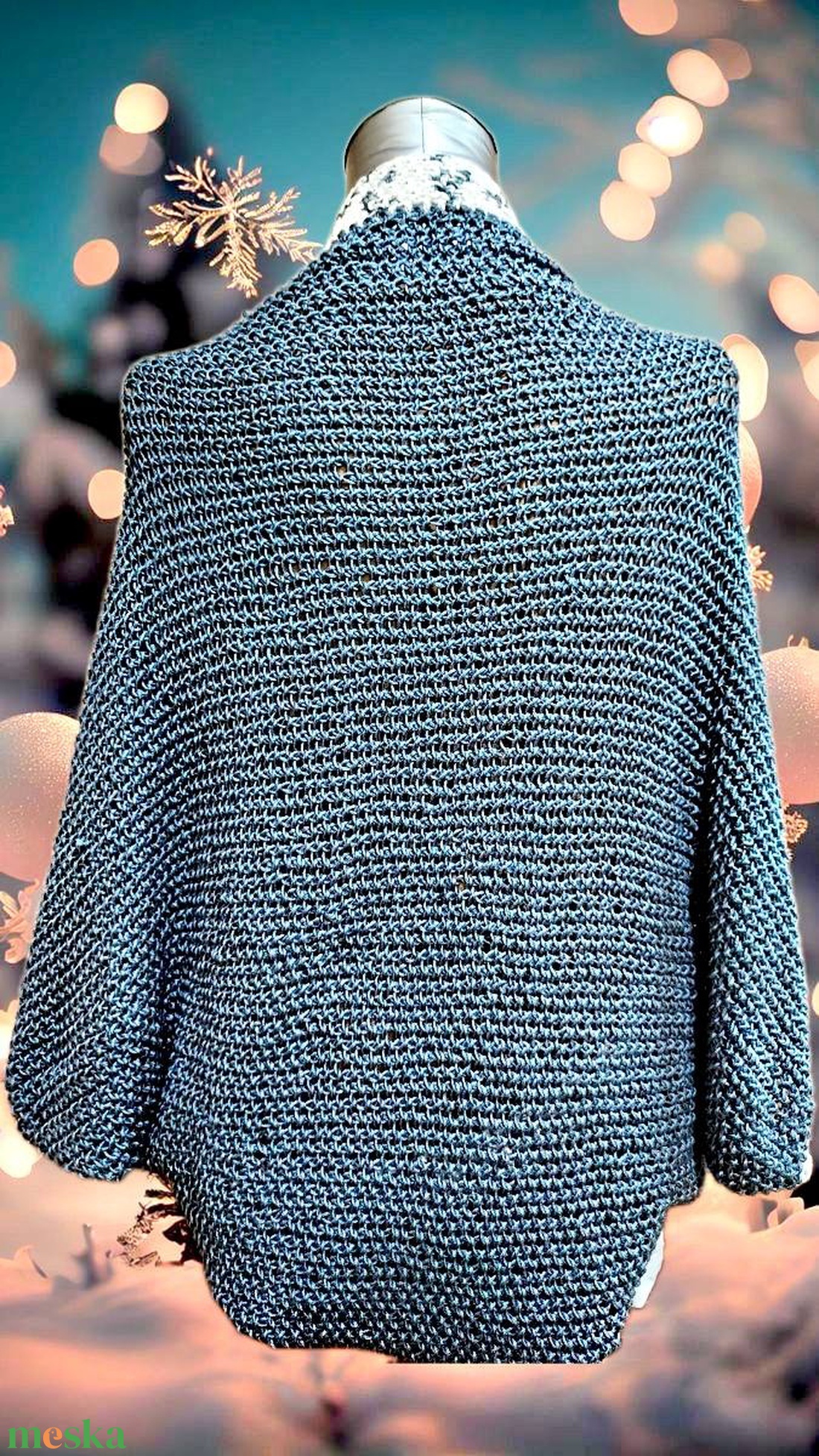 Berni féle veddfelke szürke (79) - ruha & divat - sál, sapka, kendő - vállkendő - Meska.hu