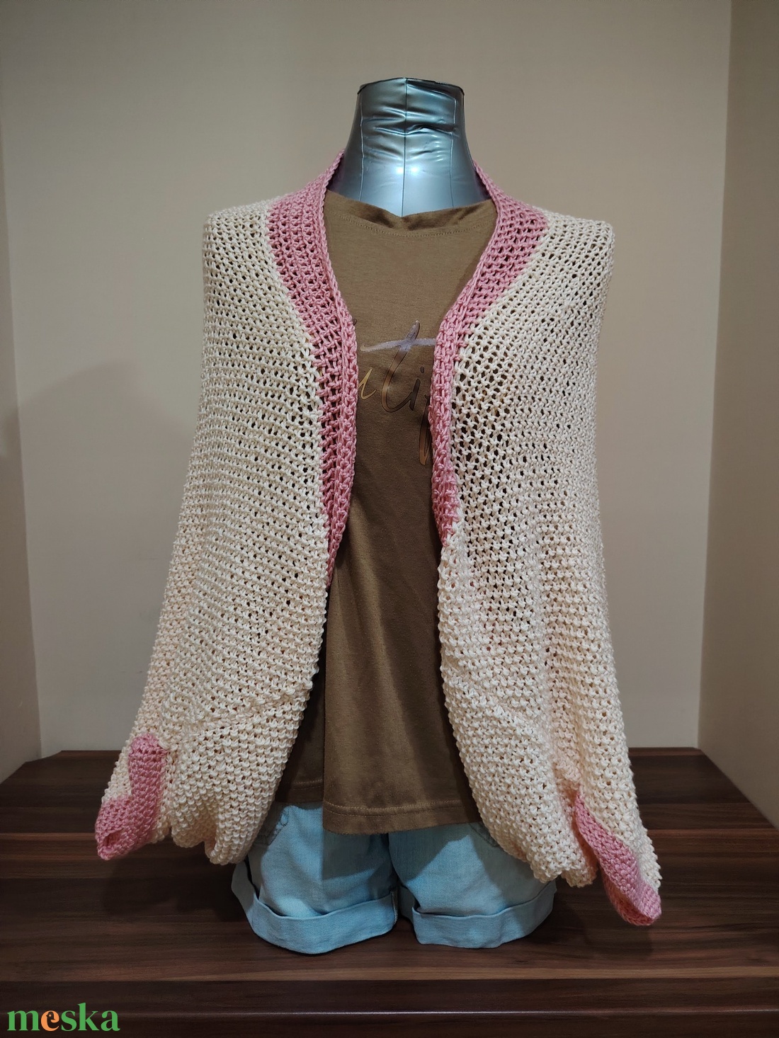 Berni féle veddfelke barack (76) - ruha & divat - sál, sapka, kendő - vállkendő - Meska.hu