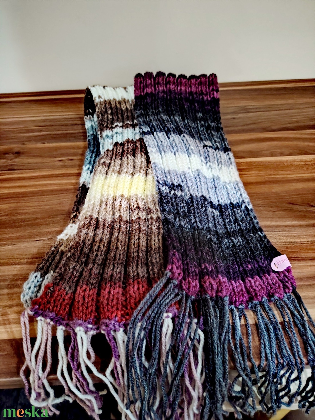 Kettős harmónia sál (73) - ruha & divat - sál, sapka, kendő - sál - Meska.hu