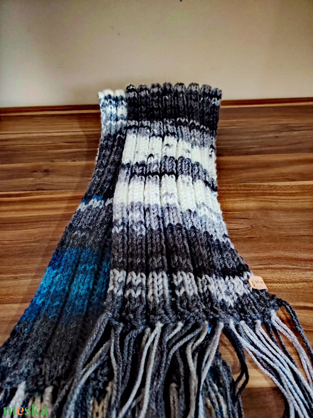 Türkiz álom sál (71) - ruha & divat - sál, sapka, kendő - sál - Meska.hu