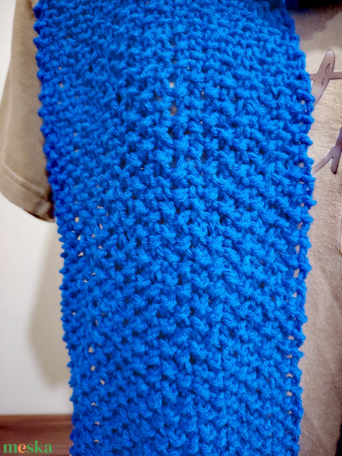 Kék sellő sál (67) - ruha & divat - sál, sapka, kendő - sál - Meska.hu