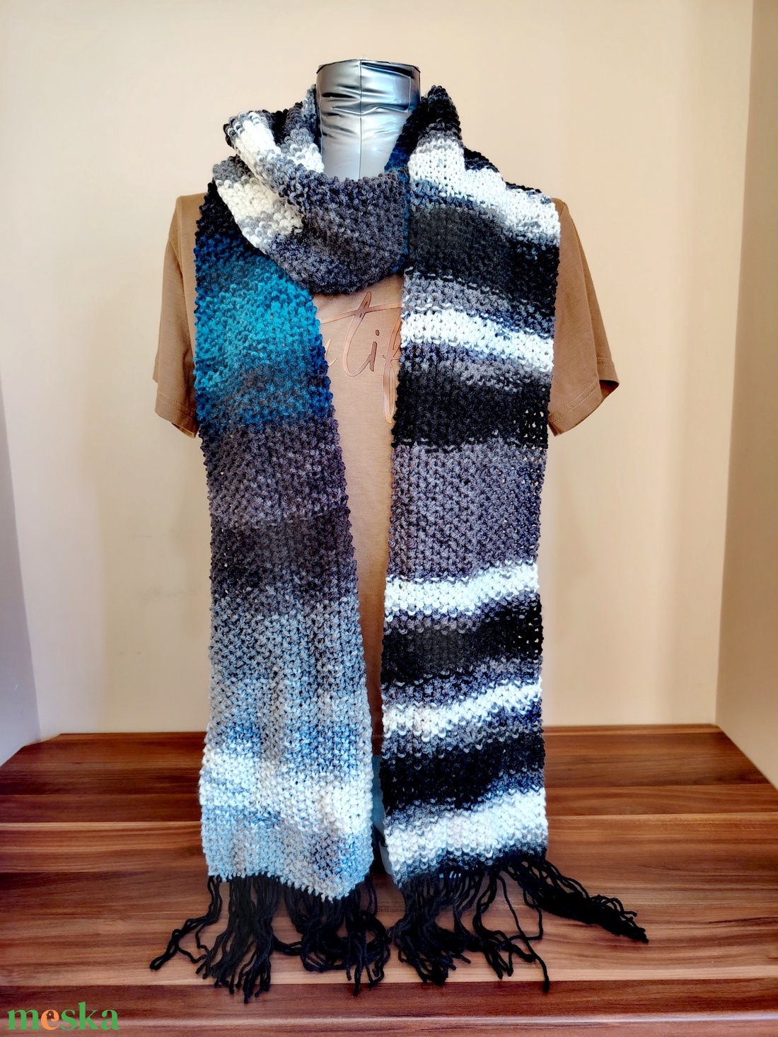 Téli köd sál (61) - ruha & divat - sál, sapka, kendő - sál - Meska.hu