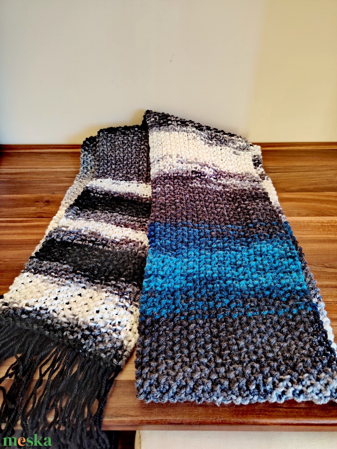 Téli köd sál (61) - ruha & divat - sál, sapka, kendő - sál - Meska.hu