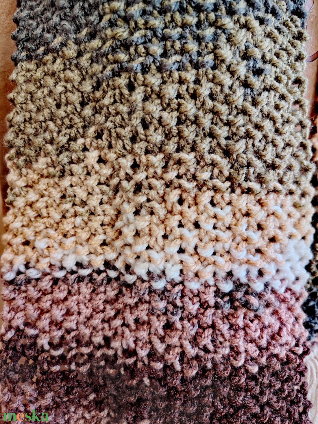 Őszi paletta sál (51) - ruha & divat - sál, sapka, kendő - sál - Meska.hu