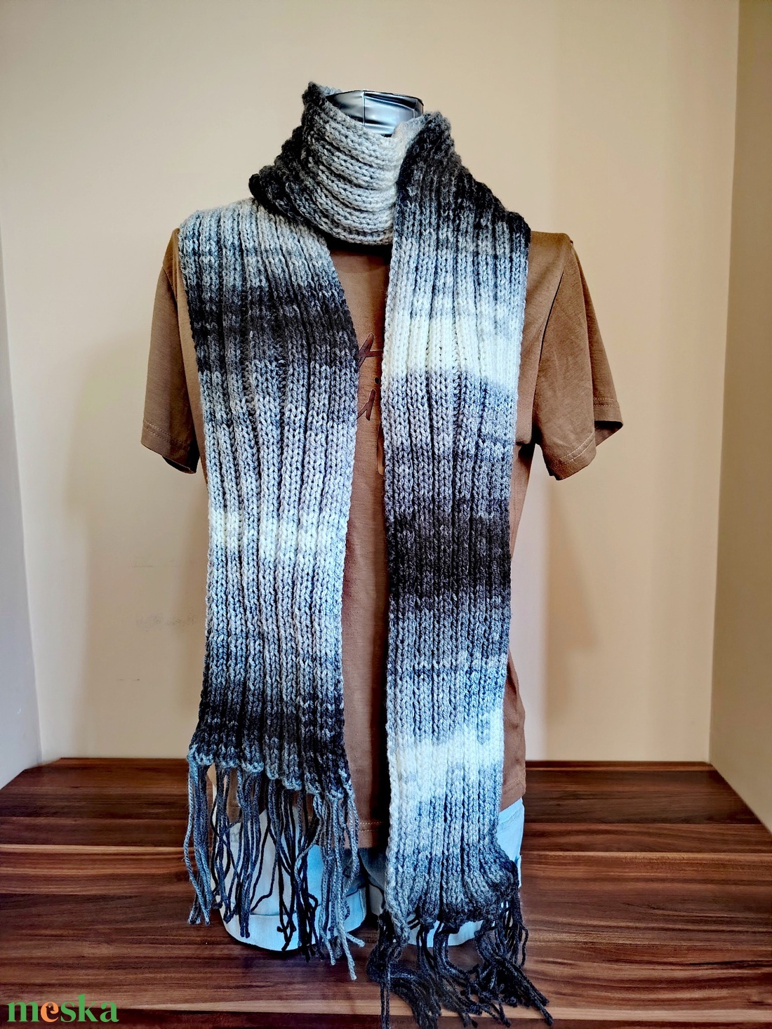 Füstös álom sál (48) - ruha & divat - sál, sapka, kendő - sál - Meska.hu